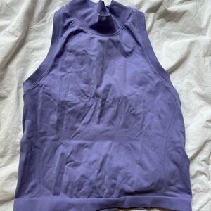 Athleta Purple Fitted Sleeveless Tank Top